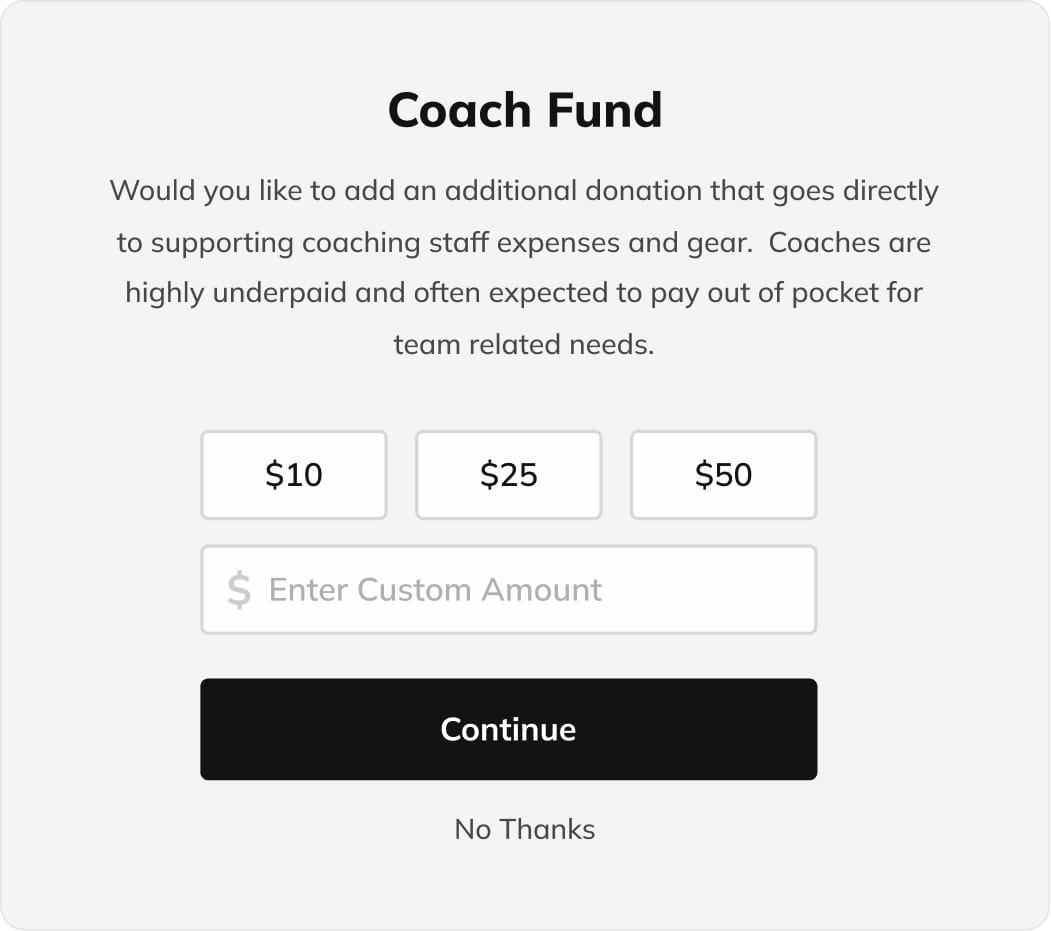 coach fund UI